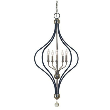 Framburg 4950 Boulevard 5-Light Chandelier - Crescent Harbor