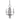 Framburg 4964 PN Glamour 4-Light Chandelier in Polished Nickel