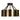 Framburg 5290 AB/MBLACK Lasalle 6-Light Semi Flush Mount in Antique Brass with Matte Black Accents - Crescent Harbor
