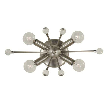 Framburg 5322 BN Supernova 4-Light Sconce in Brushed Nickel - Crescent Harbor