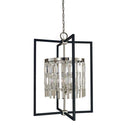 Framburg 5332 BN/MBLACK Hannah 5-Light Dining Chandelier in Brushed Nickel/Matte Black - Crescent Harbor