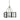 Framburg 5346 SP/MBLACK Metro Artisan 5-Light Dining Chandelier in Satin Pewter/Matte Black