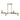 Framburg 5381 AB Heloise 8-Light Island Chandelier in Antique Brass - Crescent Harbor