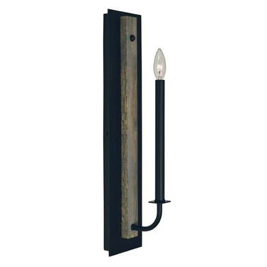 Framburg 5411 MBLACK Loft 1-Light Sconce in Matte Black - Crescent Harbor