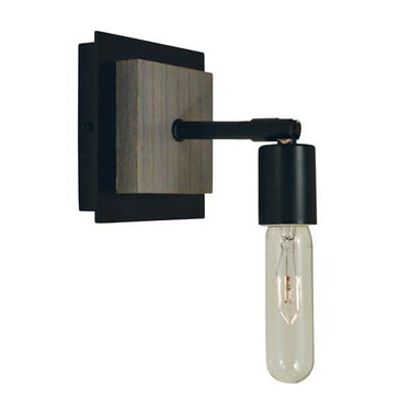 Framburg 5437 MBLACK Loft 1-Light Sconce in Matte Black - Crescent Harbor