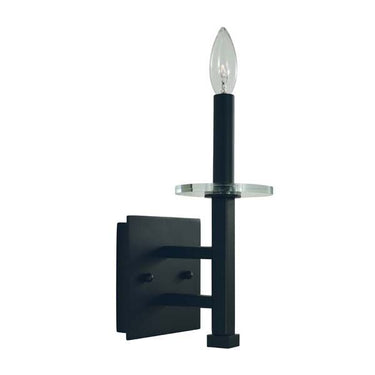 Framburg 5441 MBLACK Metropolitan 1-Light Sconce in Matte Black - Crescent Harbor