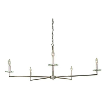 Framburg 5450 Muse 5-Light Dining Chandelier - Crescent Harbor