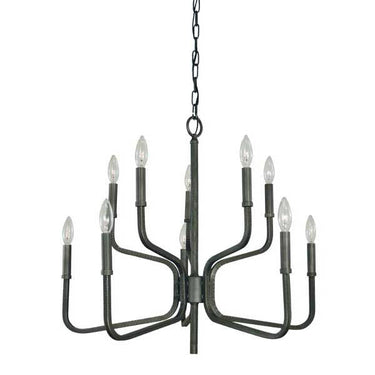 Framburg 5480 Heidleberg 10 Light Chandelier - Crescent Harbor