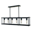 Framburg 5536 Industria 6 Light Island Pendant - Crescent Harbor
