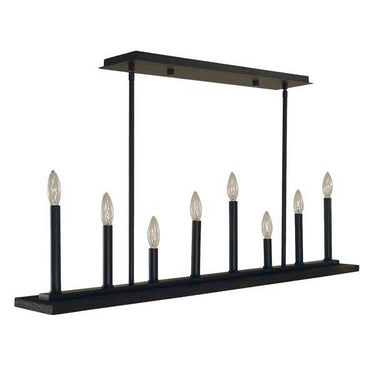 Framburg 5538 Industria 8 Light Island Pendant - Crescent Harbor