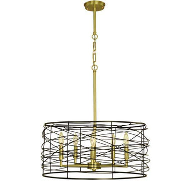 Framburg 5615 Boca 5 Light Pendant - Crescent Harbor