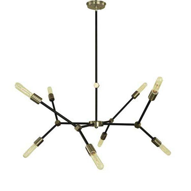 Framburg 5632 Kinetic 8 Light Chandelier - Crescent Harbor