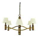 Framburg 5636 Hampton 6 Light Chandelier - Crescent Harbor