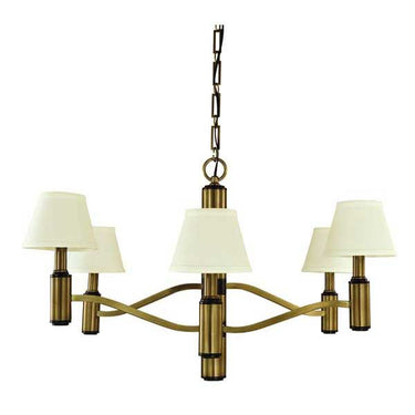 Framburg 5636 Hampton 6 Light Chandelier - Crescent Harbor