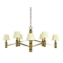 Framburg 5638 Hampton 8 Light Chandelier - Crescent Harbor