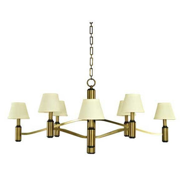 Framburg 5638 Hampton 8 Light Chandelier - Crescent Harbor