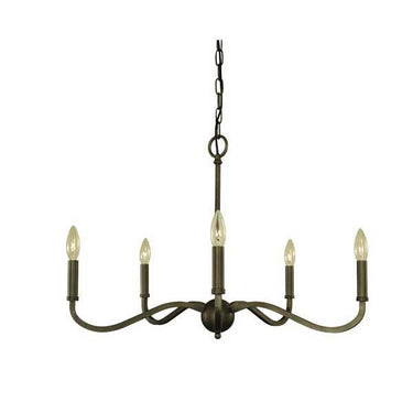 Framburg 5640 Heidelberg 5 Light Chandelier - Crescent Harbor