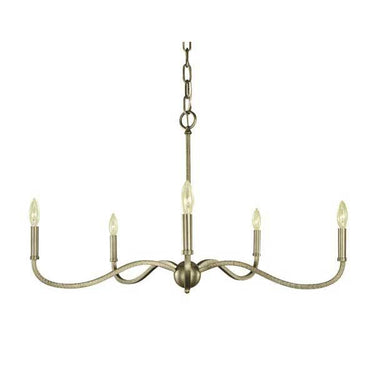 Framburg 5643 Heidelberg 5 Light Chandelier - Crescent Harbor