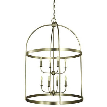 Framburg 5648 Heidelberg 8 Light Foyer Pendant - Crescent Harbor