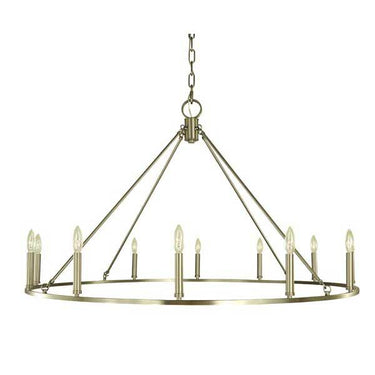 Framburg 5652 Midtown 12 Light Chandelier - Crescent Harbor