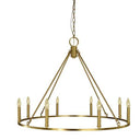 Framburg 5658 Midtown 8 Light Chandelier - Crescent Harbor