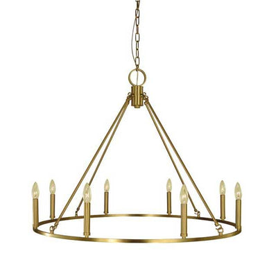Framburg 5658 Midtown 8 Light Chandelier - Crescent Harbor