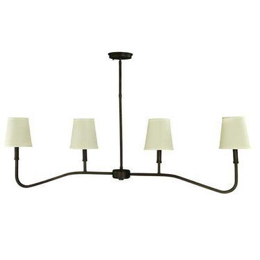 Framburg 5684 Heidelberg 4 Light Island Pendant - Crescent Harbor