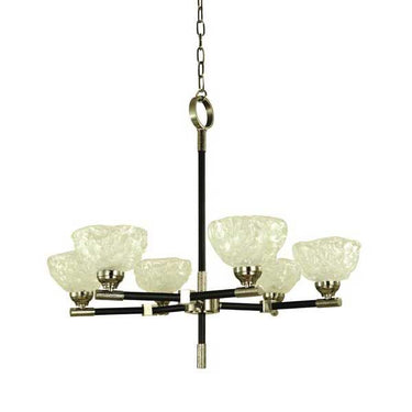 Framburg 5696 Stonebridge 6 Light Chandelier - Crescent Harbor