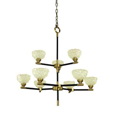 Framburg 5699 Stonebridge 9 Light Chandelier - Crescent Harbor