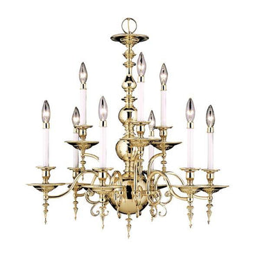 Framburg 7449 Kensington 9-Light Dining Chandelier - Crescent Harbor