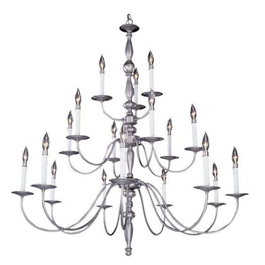 Framburg 7918 Jamestown 18-Light Foyer Chandelier - Crescent Harbor