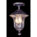 Framburg 8321 Carcassonne 3-Light Exterior Ceiling Mount - Crescent Harbor