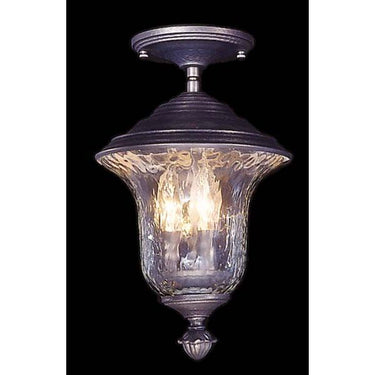 Framburg 8321 Carcassonne 3-Light Exterior Ceiling Mount - Crescent Harbor