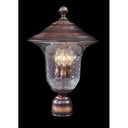 Framburg 8327 Carcassonne 3-Light Exterior Post Mount - Crescent Harbor