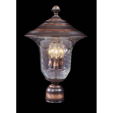 Framburg 8327 Carcassonne 3-Light Exterior Post Mount - Crescent Harbor
