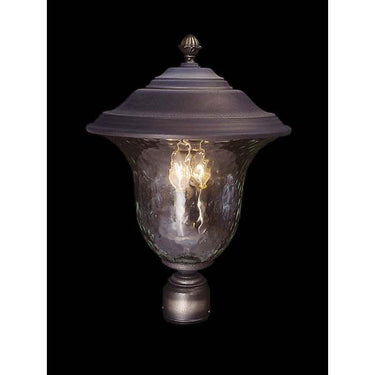 Framburg 8332 Carcassonne 3-Light Exterior Post Mount - Crescent Harbor