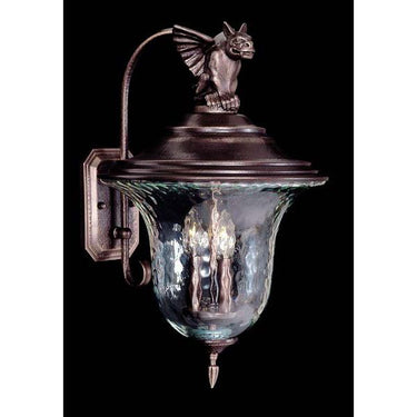 Framburg 8508 Carcassonne 3-Light Exterior Wall Mount - Crescent Harbor