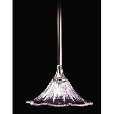 Framburg 8620 PS Geneva 1-Light Pendant in Polished Silver - Crescent Harbor