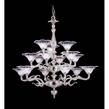 Framburg 8623 Geneva 15-Light Foyer Chandelier - Crescent Harbor