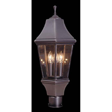 Framburg 8743 Normandy 3-Light Exterior Post Mount - Crescent Harbor