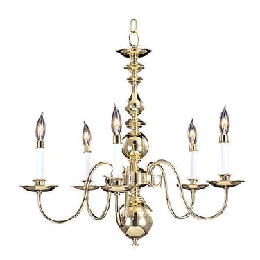 Framburg 9126 Jamestown 5-Light Dining Chandelier - Crescent Harbor