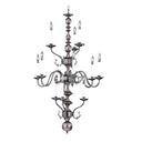 Framburg 9132 Jamestown 12-Light Foyer Chandelier - Crescent Harbor