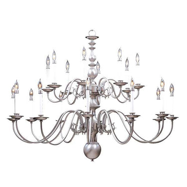 Framburg 9138 Jamestown 20-Light Foyer Chandelier - Crescent Harbor