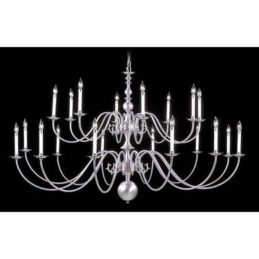 Framburg 9145 Jamestown 20-Light Foyer Chandelier - Crescent Harbor