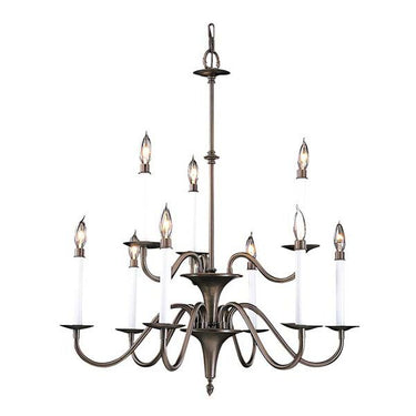 Framburg 9229 Jamestown 9-Light Dining Chandelier - Crescent Harbor