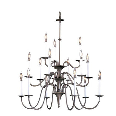 Framburg 9235 Jamestown 15-Light Foyer Chandelier - Crescent Harbor