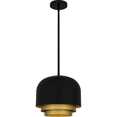 Frankie 3 Light Pendant in Matte Black 4