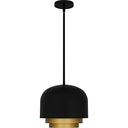 Frankie 3 Light Pendant in Matte Black 5