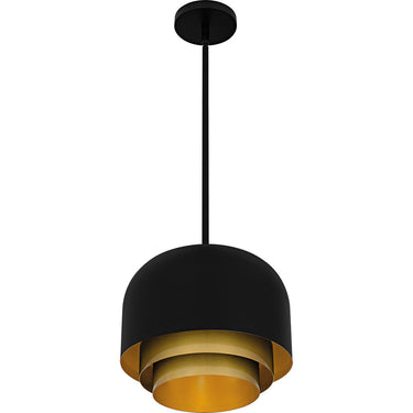 Frankie 3 Light Pendant in Matte Black 6
