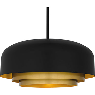 Frankie 4 Light Pendant in Matte Black 2
